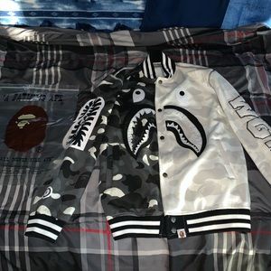 Bape varsity jacket